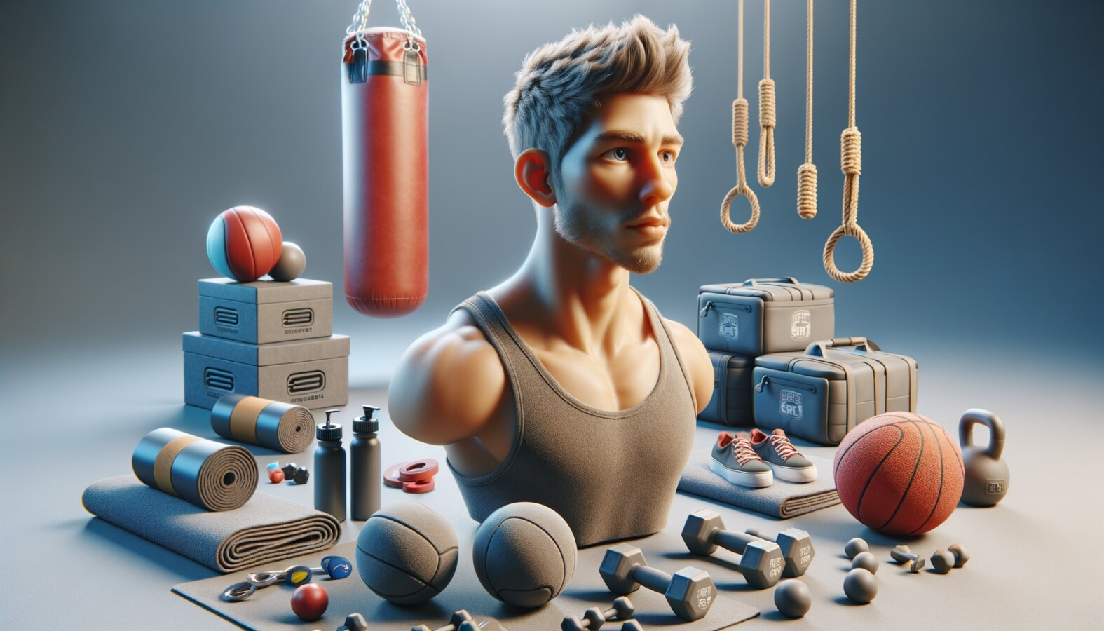 materiales para un gimnasio