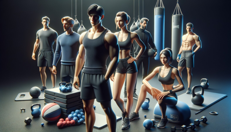 materiales y equipos de gimnasio