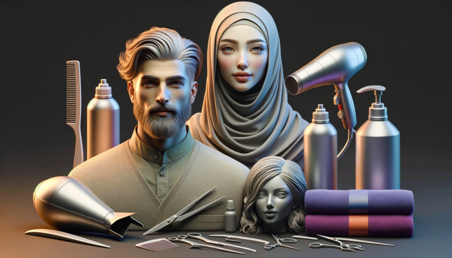 publicidad para una barberia