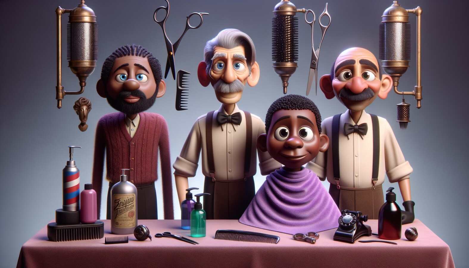 cosas para decorar una barberia